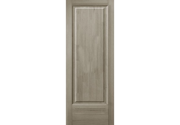 Дверь деревянная межкомнатная из массива бессучкового дуба, Классик, 1 филенка, узор